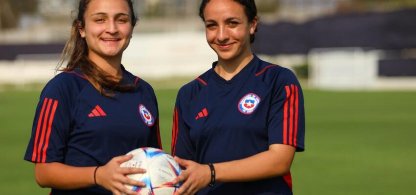 Elisa Corvalán y Sofia Rodríguez la roja sub 20