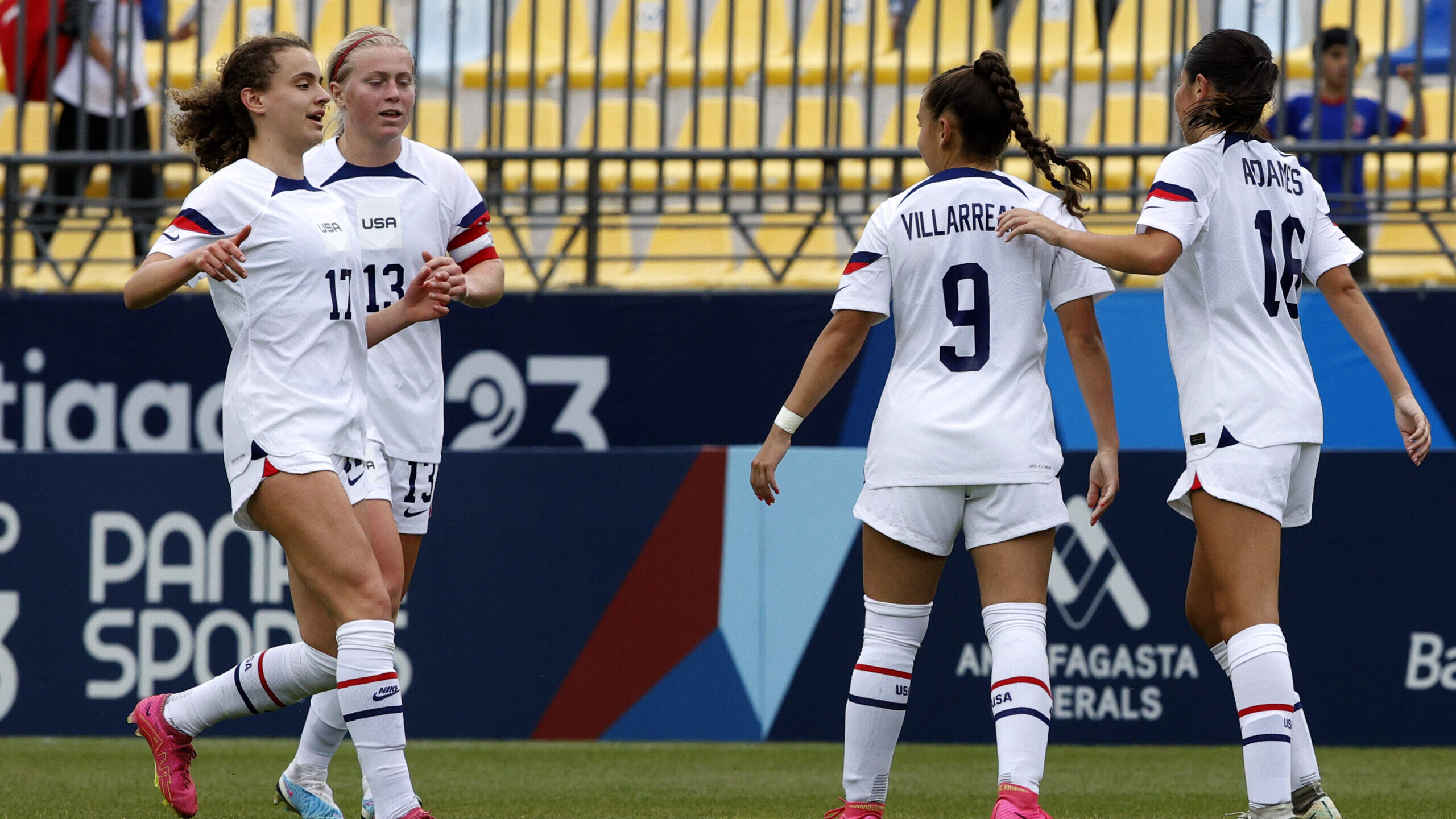 Resumen fecha 1 fútbol femenino Juegos Panamericanos Santiago 2023